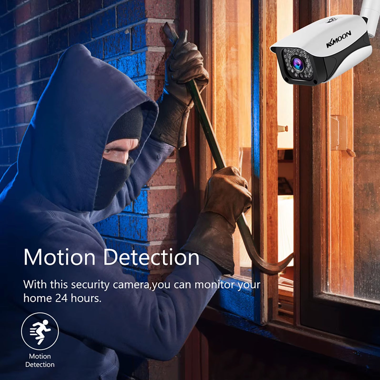 2MP 1080P Full High Definition Camera Outdoor/Indoor Infrared Night Vision Weatherproof Surveillance CCTV W/ Camera NTSC System