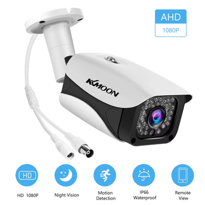 2MP 1080P Full High Definition Camera Outdoor/Indoor Infrared Night Vision Weatherproof Surveillance CCTV W/ Camera NTSC System